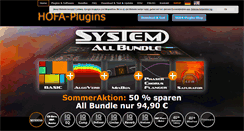 Desktop Screenshot of hofa-plugins.de